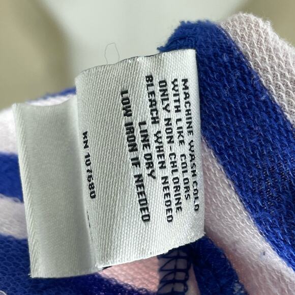 Ruby Rd Blue and White Striped Top Size S - Picture 4 of 4